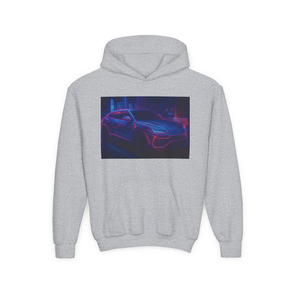 Youth Hoodie with Retro Lamborghini Graphic, Stylish Streetwear Sweatshirt, Boys and Girls Gift, Perfect for Casual Outings, Gift for Car [...]