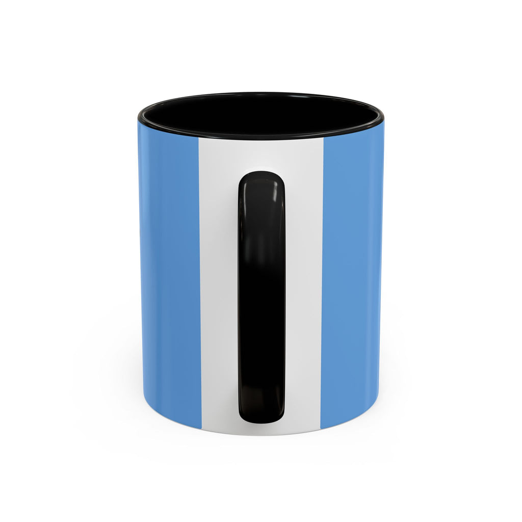 Coffee Lover's Accent Mug - Perfect Gift for Friends, Unique Coffee Cup, Warm Vibes, Motivational Drinkware, Blue Coffee Mug