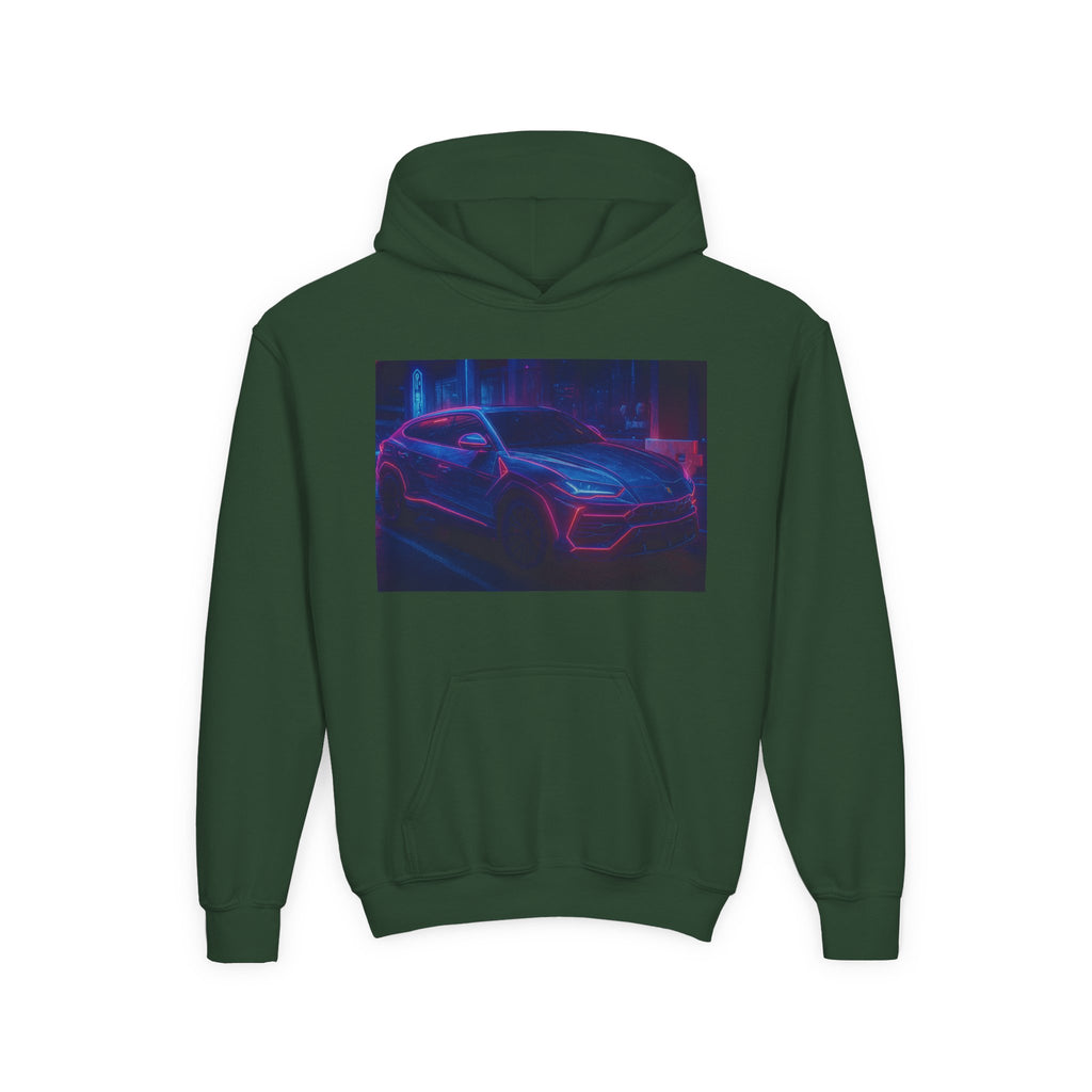 Youth Hoodie with Retro Lamborghini Graphic, Stylish Streetwear Sweatshirt, Boys and Girls Gift, Perfect for Casual Outings, Gift for Car [...]
