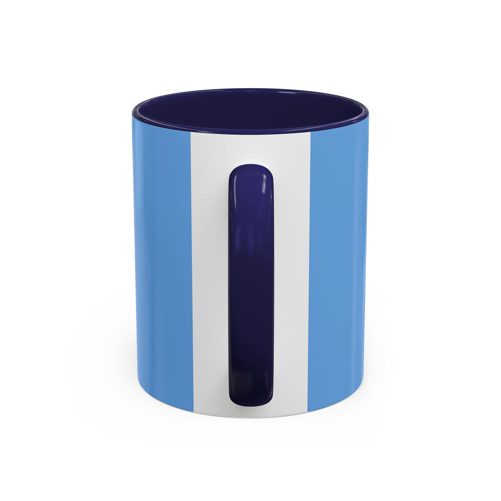 Coffee Lover's Accent Mug - Perfect Gift for Friends, Unique Coffee Cup, Warm Vibes, Motivational Drinkware, Blue Coffee Mug
