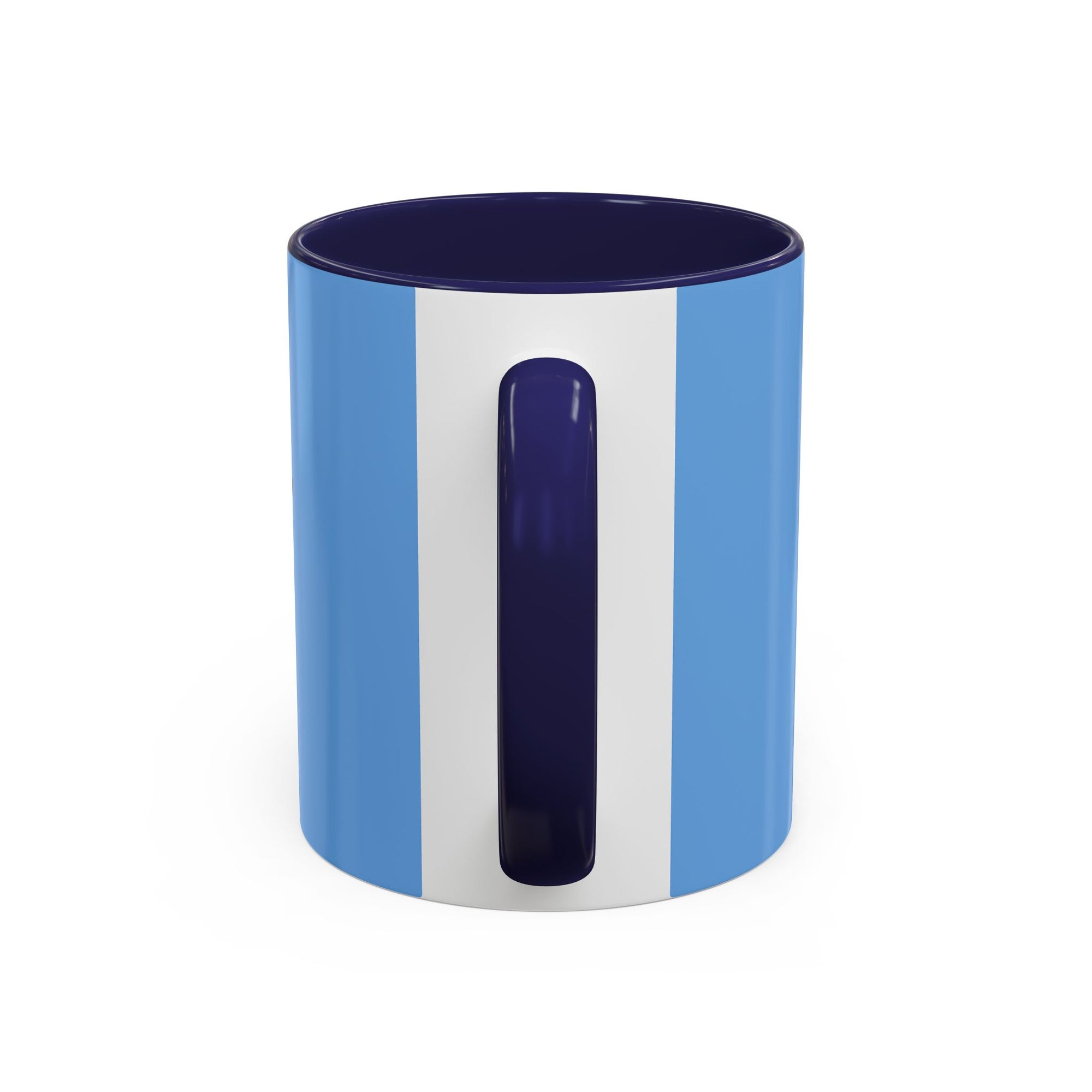 Coffee Lover's Accent Mug - Perfect Gift for Friends, Unique Coffee Cup, Warm Vibes, Motivational Drinkware, Blue Coffee Mug